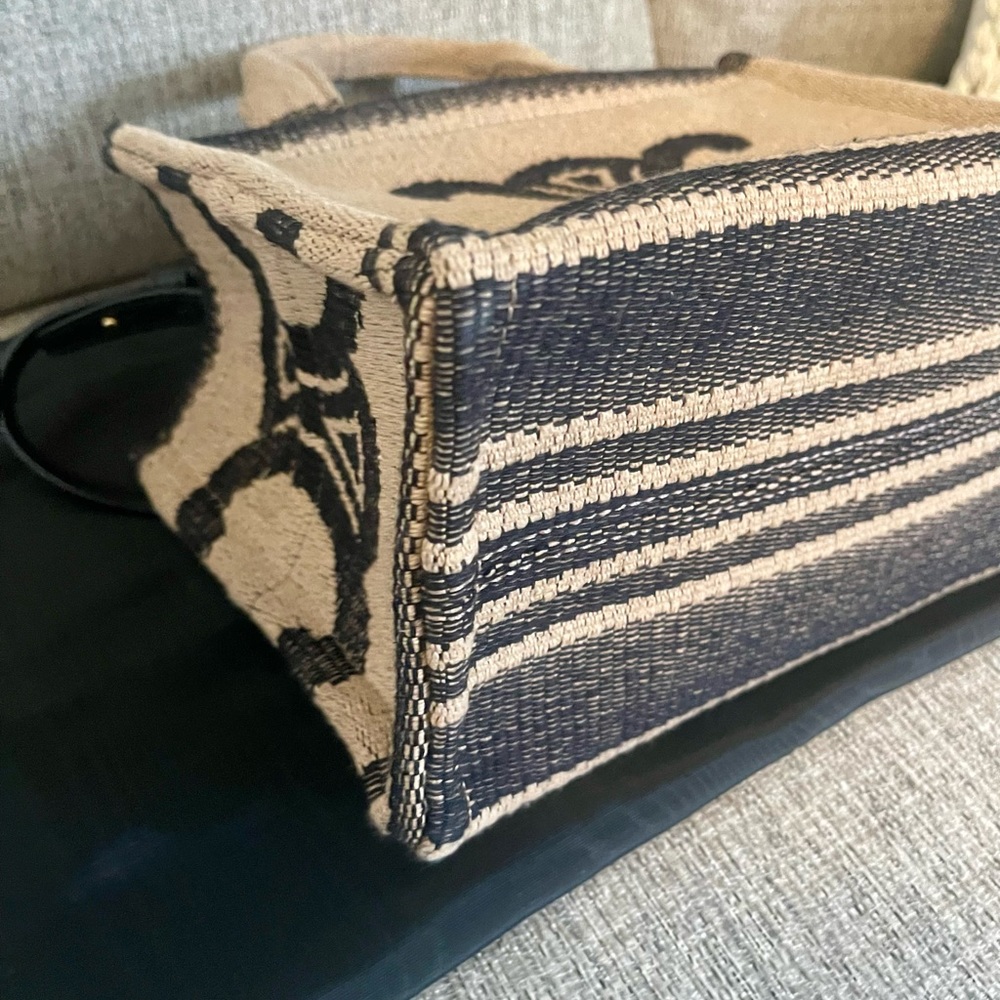 ~SOLD~Like New💗Celine Small Cabas Thais Textile with Triomphe Logo-seasonal - Picture 5 of 12